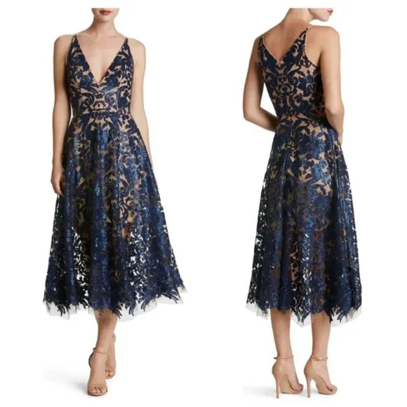 dotted lace wedding dress Elegant and simple one-shoulder retro polka dot lace cascading fishtai –  PreppyDress